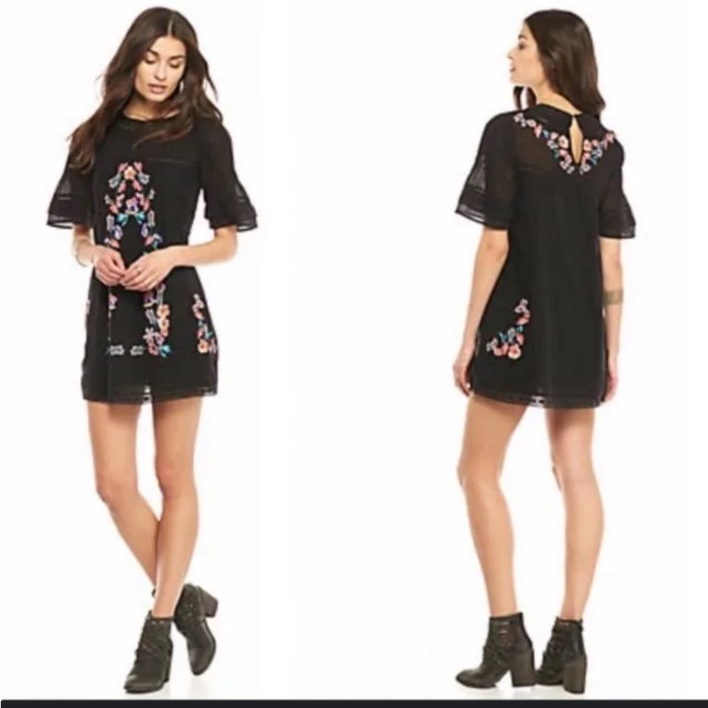 Free People Embroidered Dress